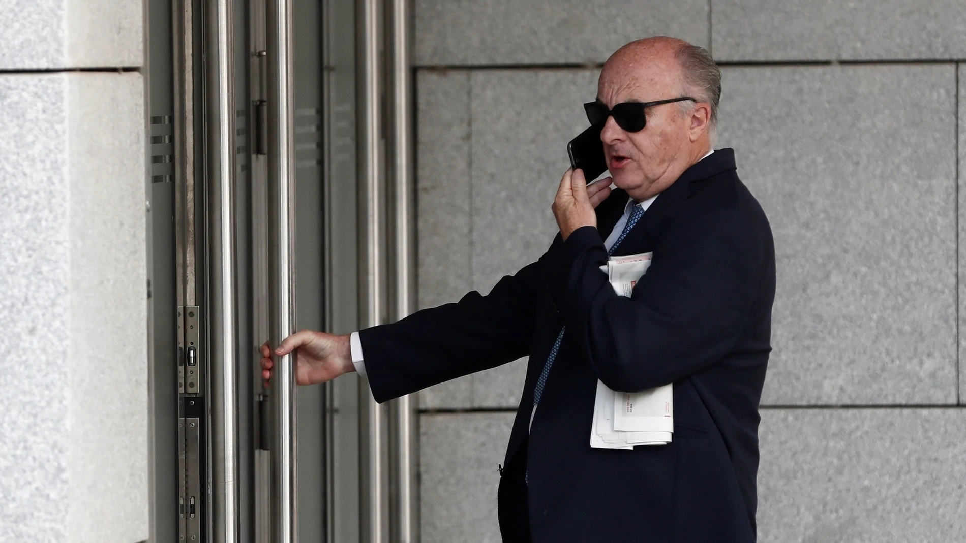 El juez Manuel García Castellón, a su llegada a la Audiencia Nacional,
