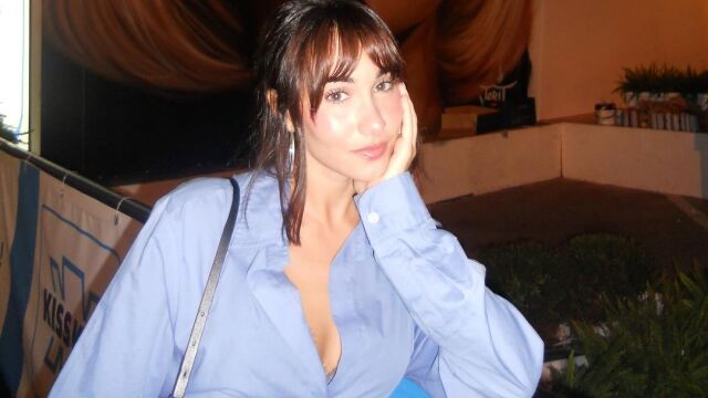 Aitana y su nuevo look en Italia.
