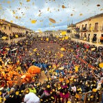 Gentío en el Carnaval de Ciudad Rodrigo