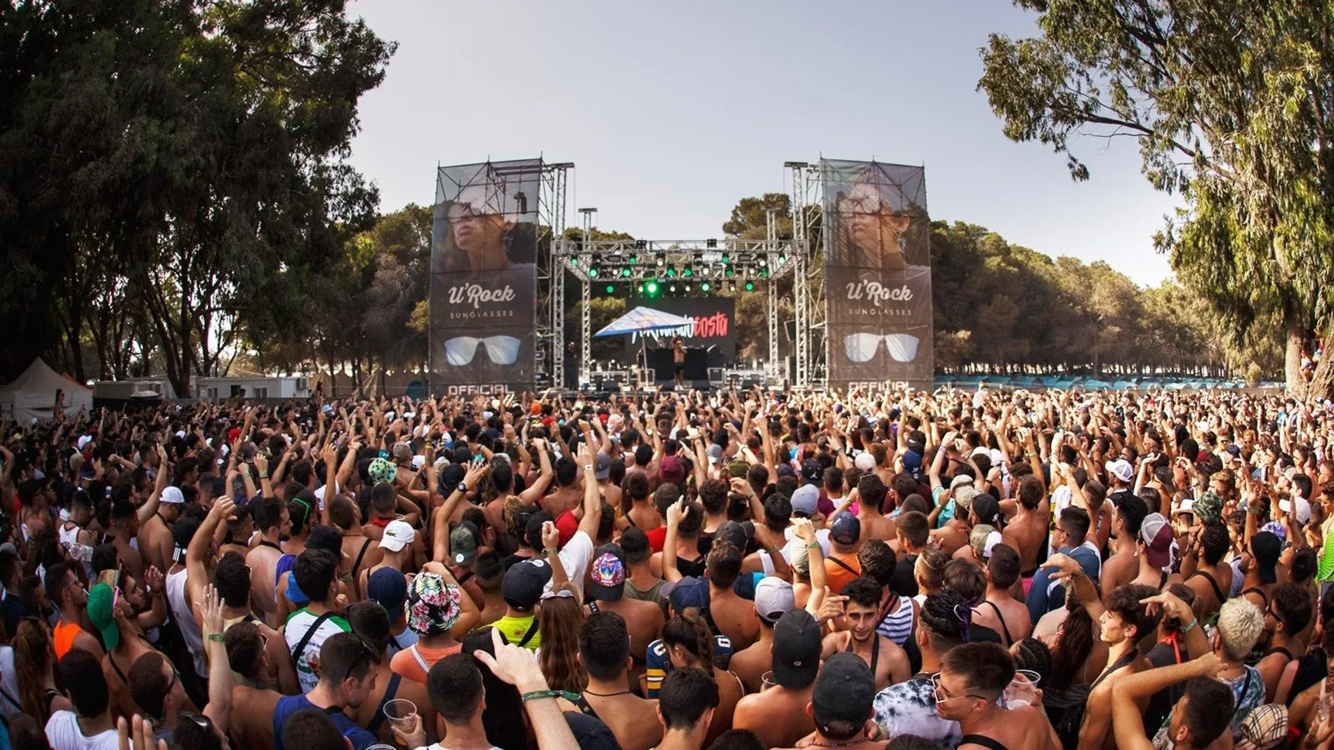 Uno de los escenarios del festival Dreambeach en la edición pasada