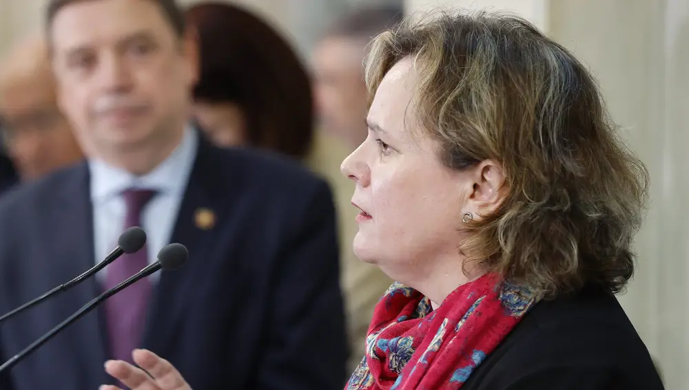 La vicesecretaria general de la organización agraria UPA, Montse Cortiñas.