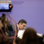 A CORUÑA, 09/02/24.- El presidente del Gobierno, Pedro Sánchez participa este viernes en A Coruña en el acto ?Día de la Mujer y la Niña en la Ciencia: despertando vocaciones STEAM, celebrado en el Museo Nacional de Ciencia y Tecnología (MuNCyT). EFE/Cabalar