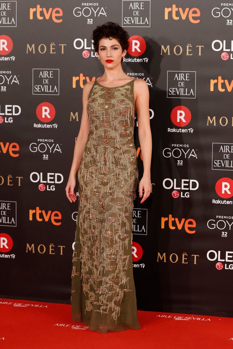 Úrsula Corberó en los Premios Goya 2018.