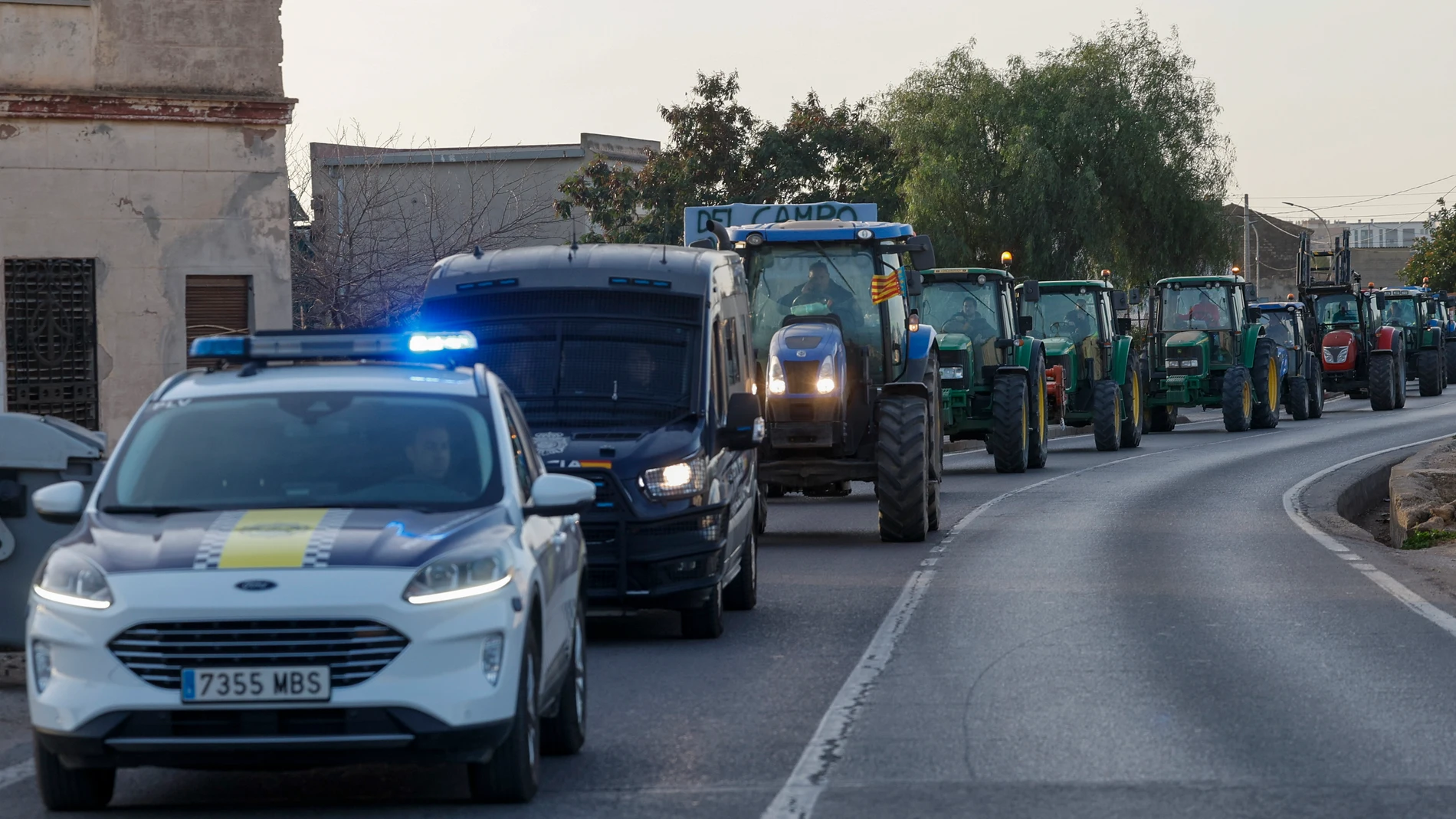 Las protestas agrícolas y las retenciones han vuelto a producirse hoy