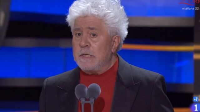 Pedro Almodóvar en los Premios Goya 2024