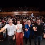 Pontón, hoy, en el Auditorio Municipal de Ferrol. 