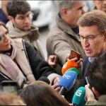El líder del PP, Alberto Núñez Feijóo