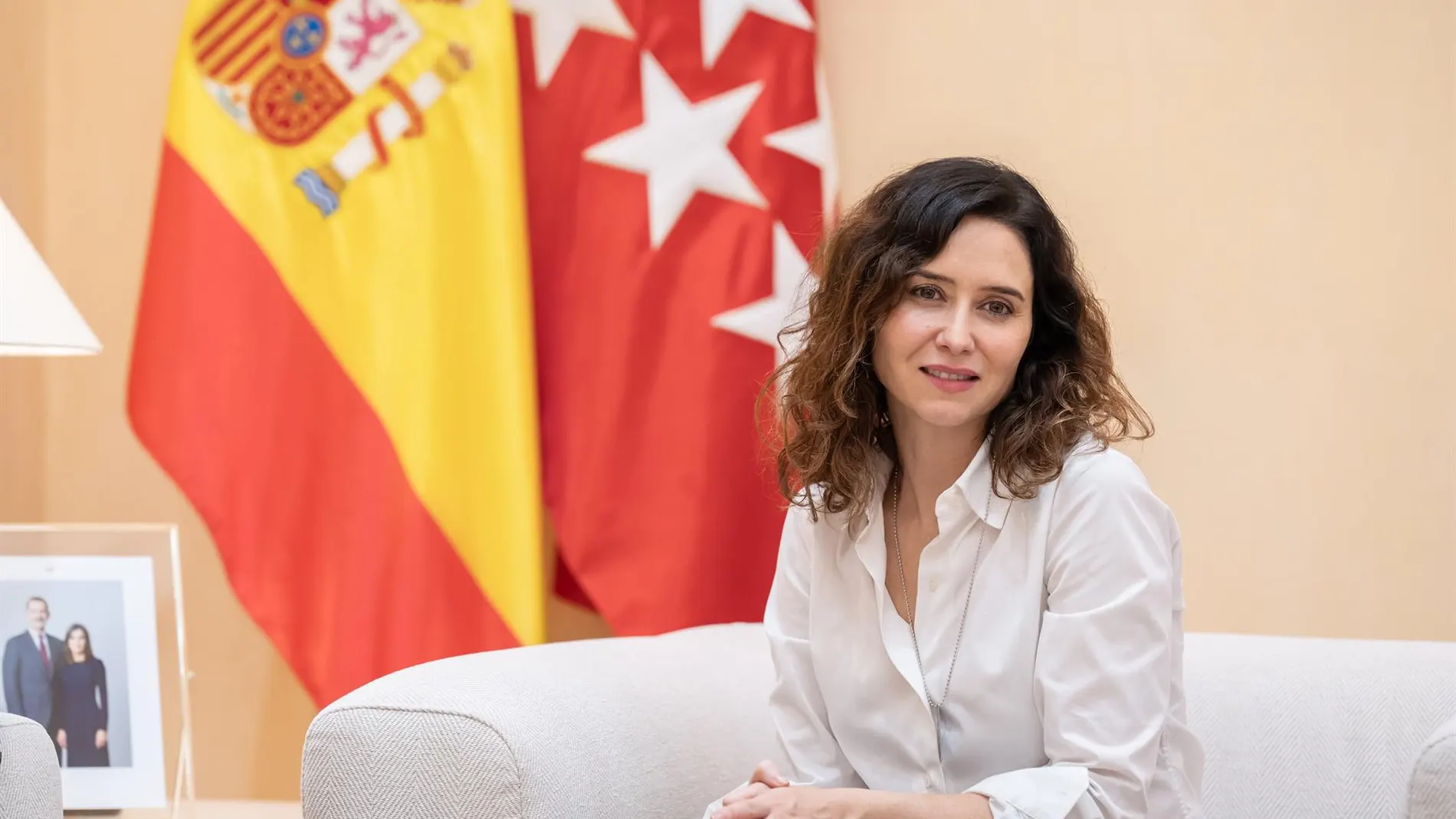 La presidenta de la Comunidad de Madrid, Isabel Díaz Ayuso
