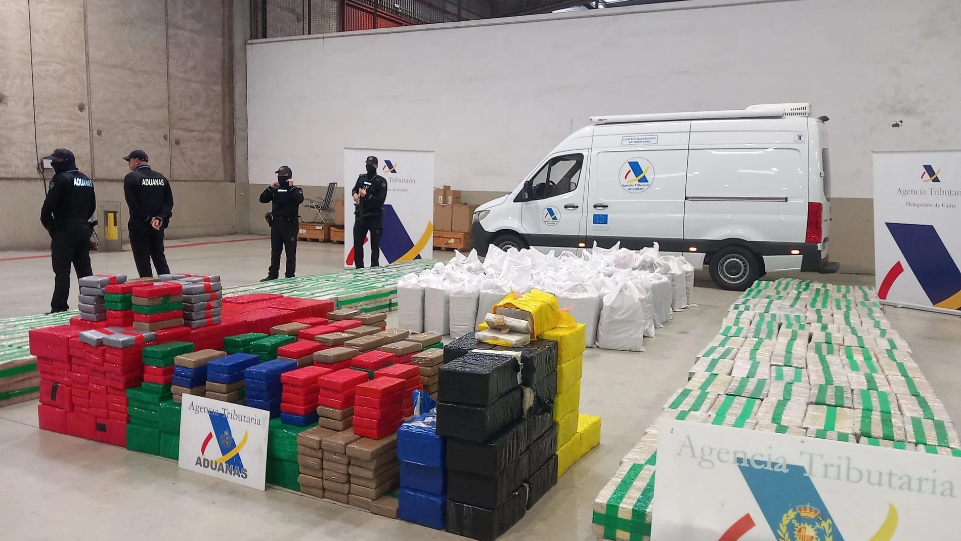 Droga incautada en el Puerto de Algeciras