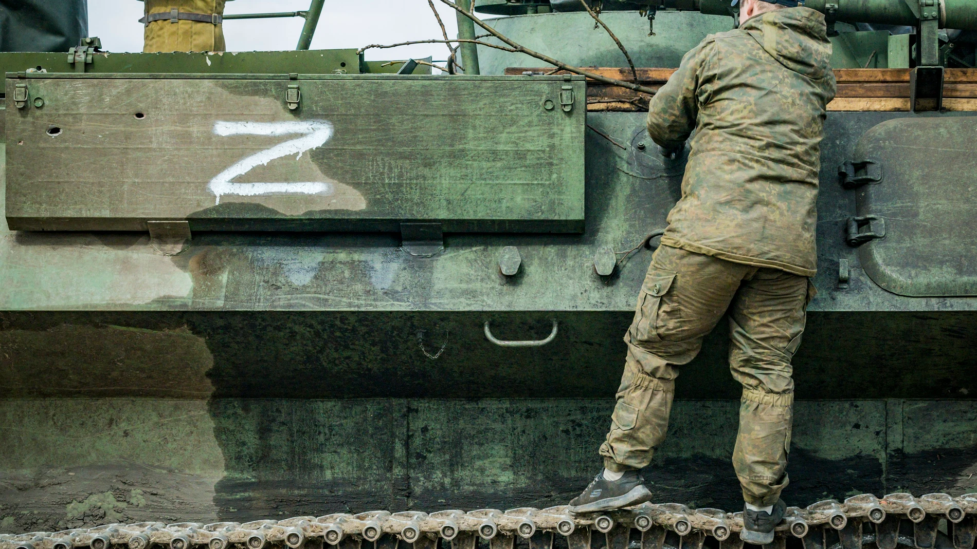 Imagen de archivo de un tanque del Ejército ruso en Ucrania. (Foto de ARCHIVO) 01/04/2022