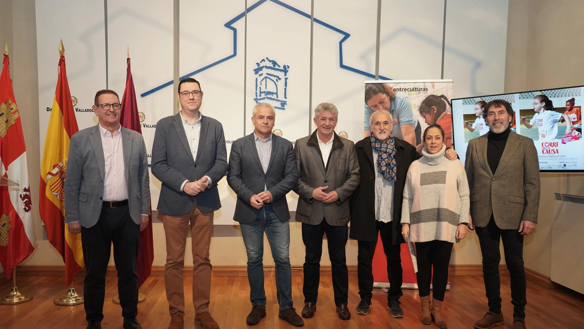 Presentación de la pureba ‘Corre por una Causa’ en la Diputación de Valladolid