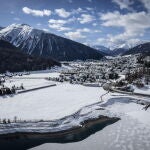 Snow in Davos, Switzerland