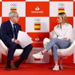 Mireia Belmonte attends an event with Banco Santander and COE