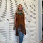 Carmen Lomana con look festivalero. 