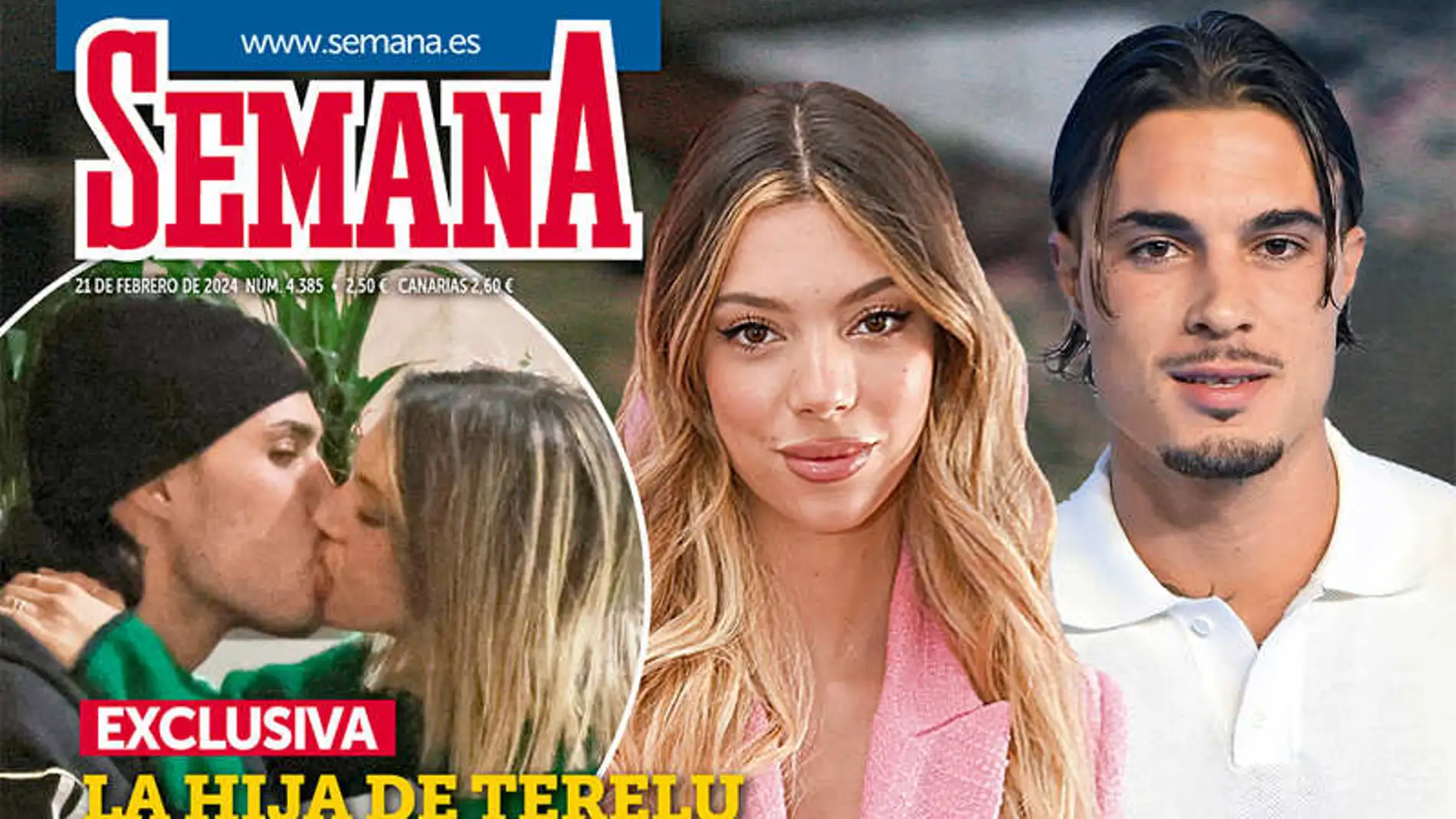 Alejandra Rubio y Carlo Costanzia, pillados besándose en la portada de "Semana"