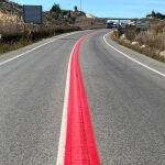 La DGT introduce la línea roja para reducir accidentes de tráfico en España 