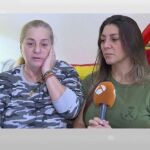 Celia y Francisca, familiares de Miguel Ángel, uno de los guardias civiles asesinados en Barbate