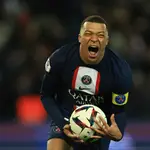 Soccer PSG Mbappe