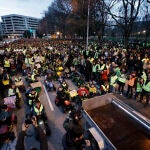 Manifestación de agricultores en Pamplona