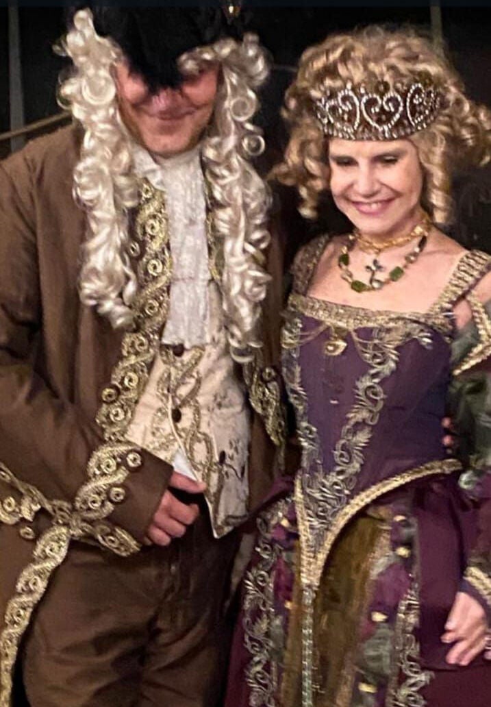 Eugenia Martínez de Irujo y Narcís Rebollo en el Carnaval en Venecia
