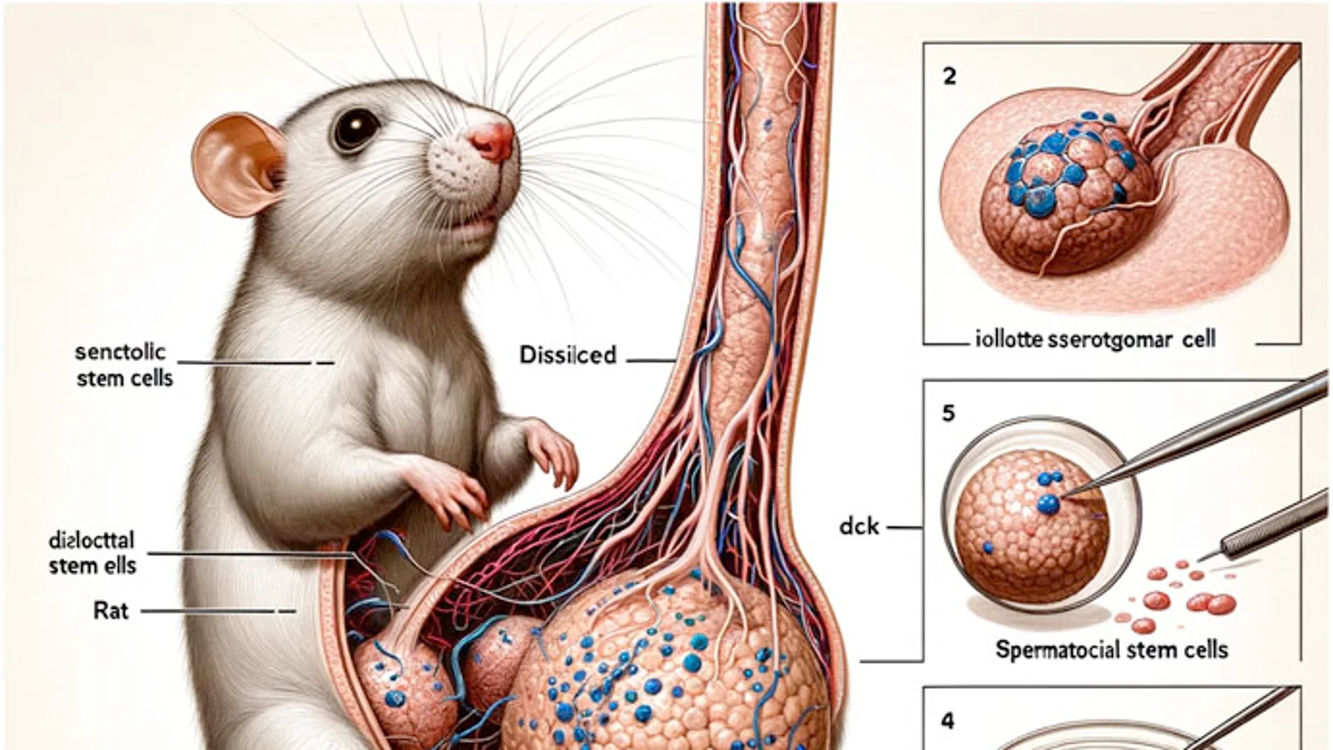 Ilustración generada por IA en un artículo científico
