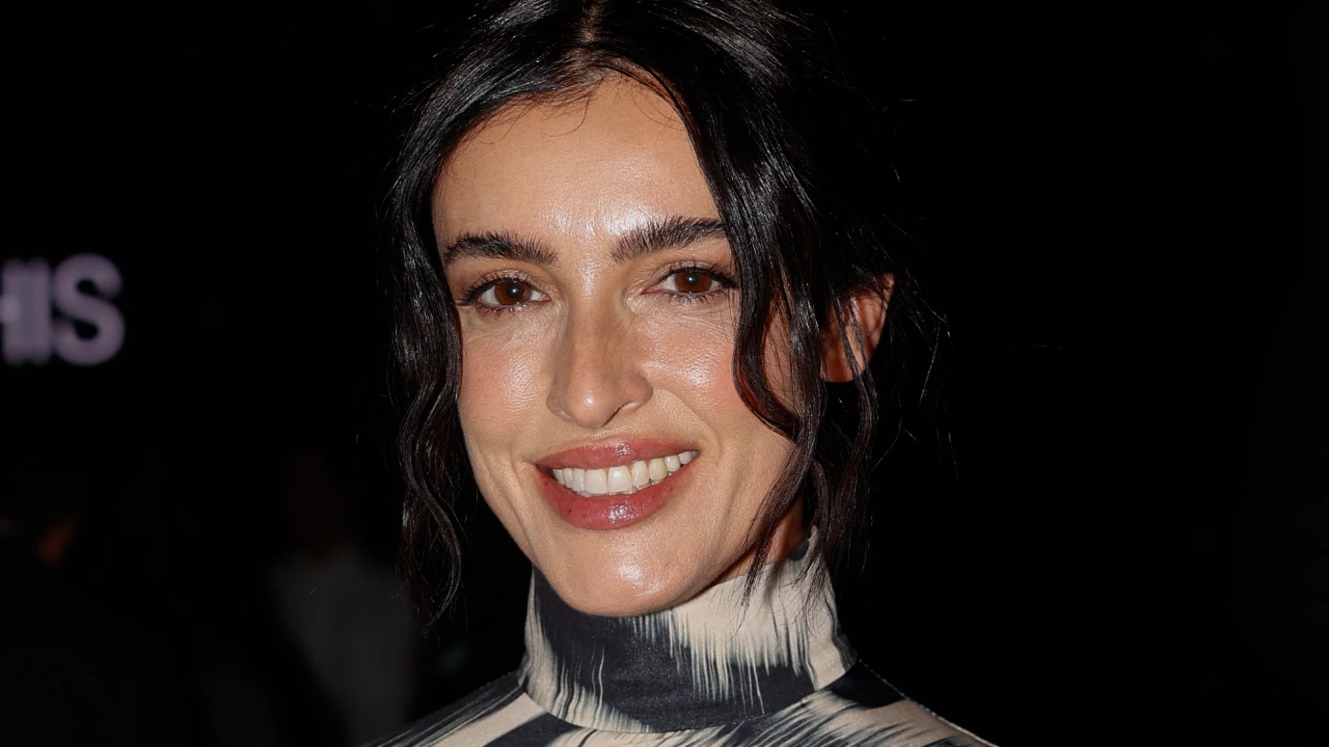 Blanca Romero en el desfile de Isabel Sanchis en la MBFW de Madrid
