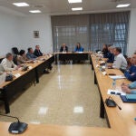 La consejera Sara Rubira en última reunión de la Mesa del Secano en la que están las Organizaciones Agrarias