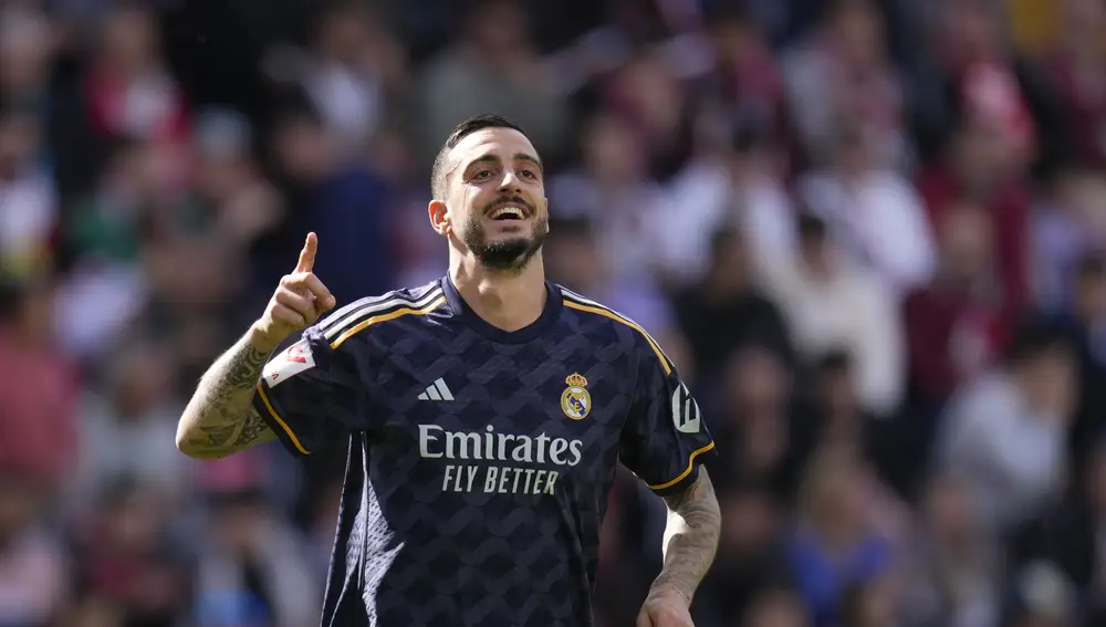 Joselu celebra el 0-1