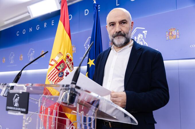 Rego, en rueda de prensa. 