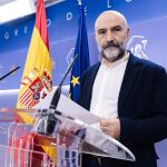 Rego, en rueda de prensa. 