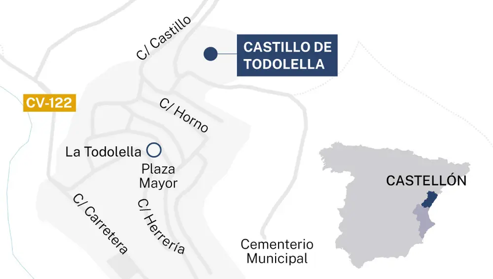 El castillo medieval de Castellón