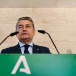 El consejero andaluz de Presidencia, Interior, Diálogo Social y Simplificación Administrativa, Antonio Sanz, este lunes