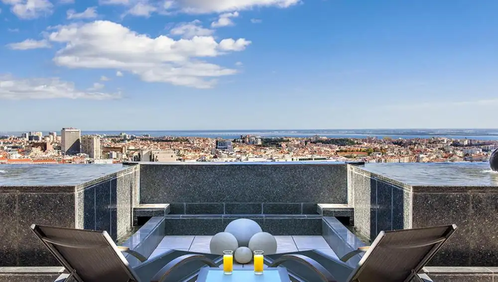 Es un verdadero privilegio poder disfrutar de vistas de Lisboa como ésta.