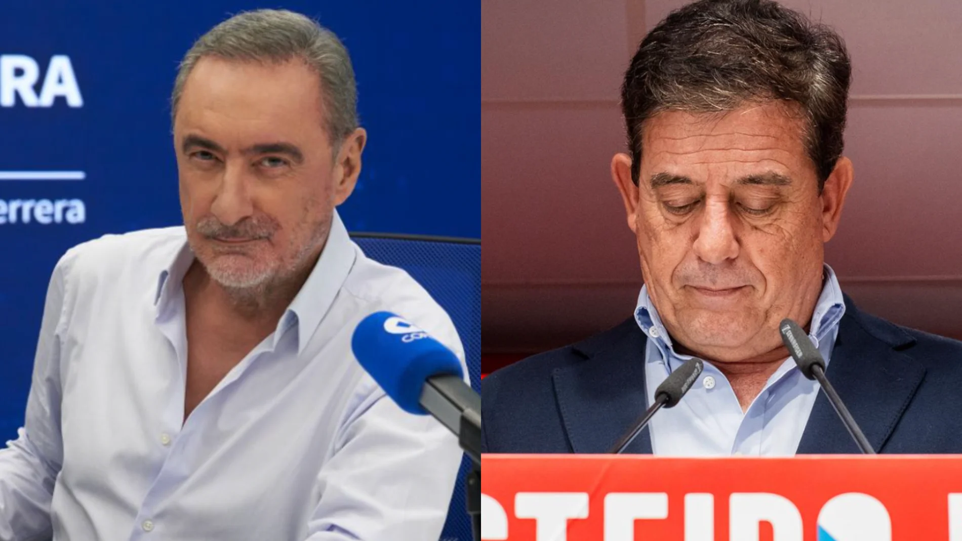 Montaje de Carlos Herrera y Besteiro