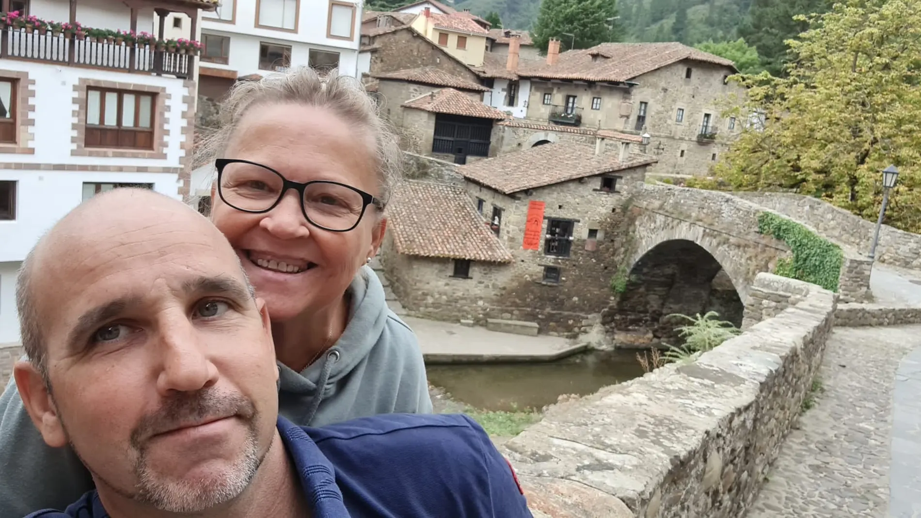 Raquel Alonso junto a su marido Daniel Cano