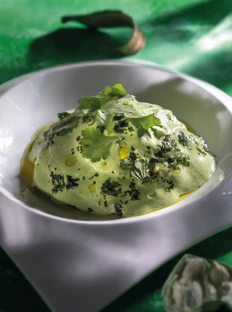 Ensaladilla de merluza en salsa verde