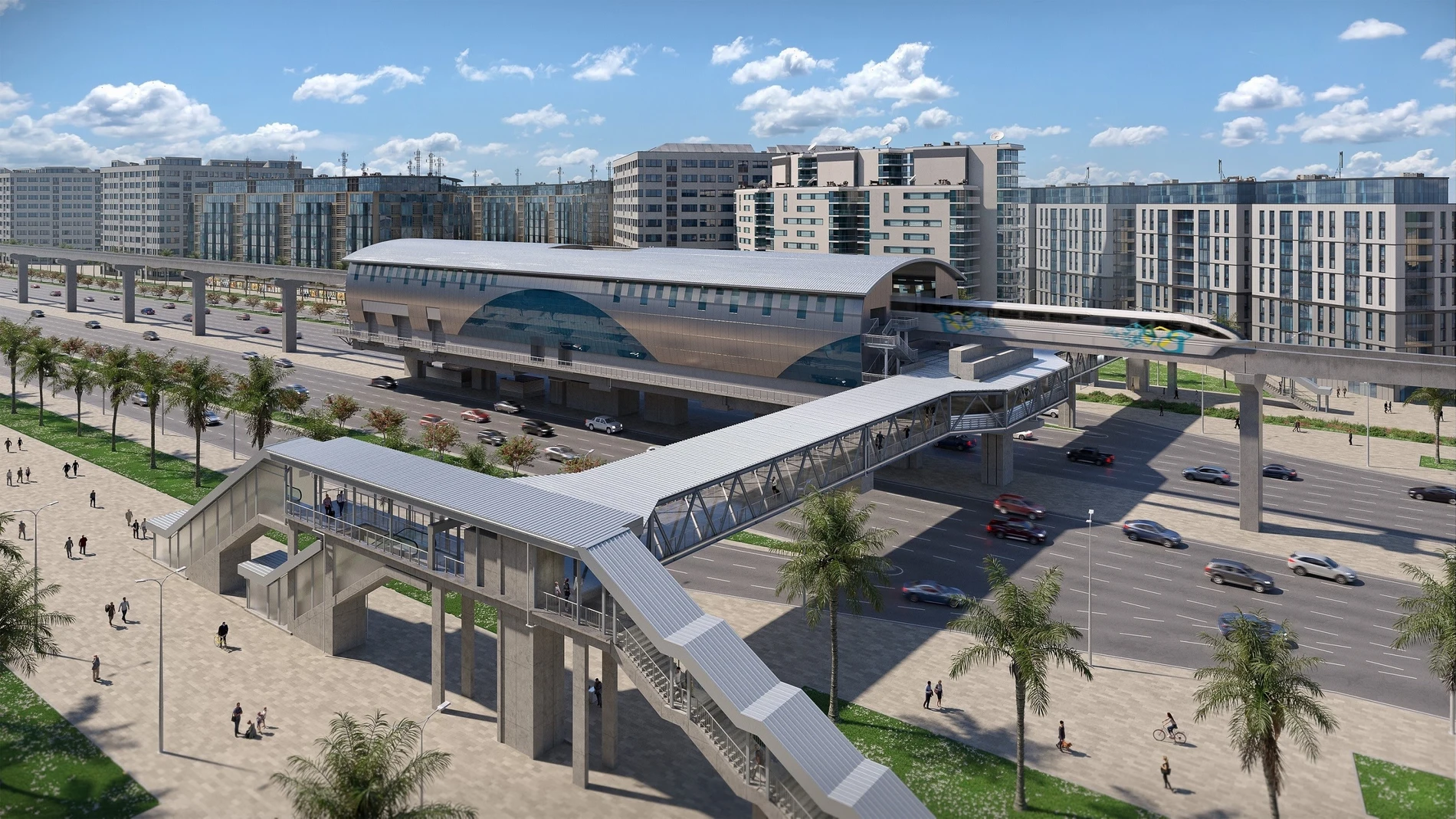 Proyecto de Sener para la red de monorraíl automático de El Cairo SENER 20/02/2024