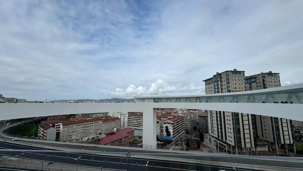 Vista de Vigo desde el Halo.
