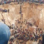 Imagen de la mina ilegal Bulla Loca en el estado venezolano de Bolívar