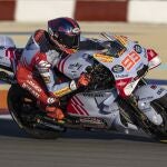 Marc Márquez, en el test de Qatar