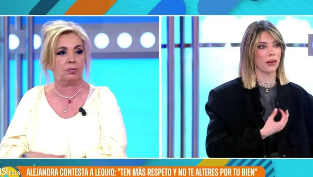 Carmen Borrego y Alejandra Rubio