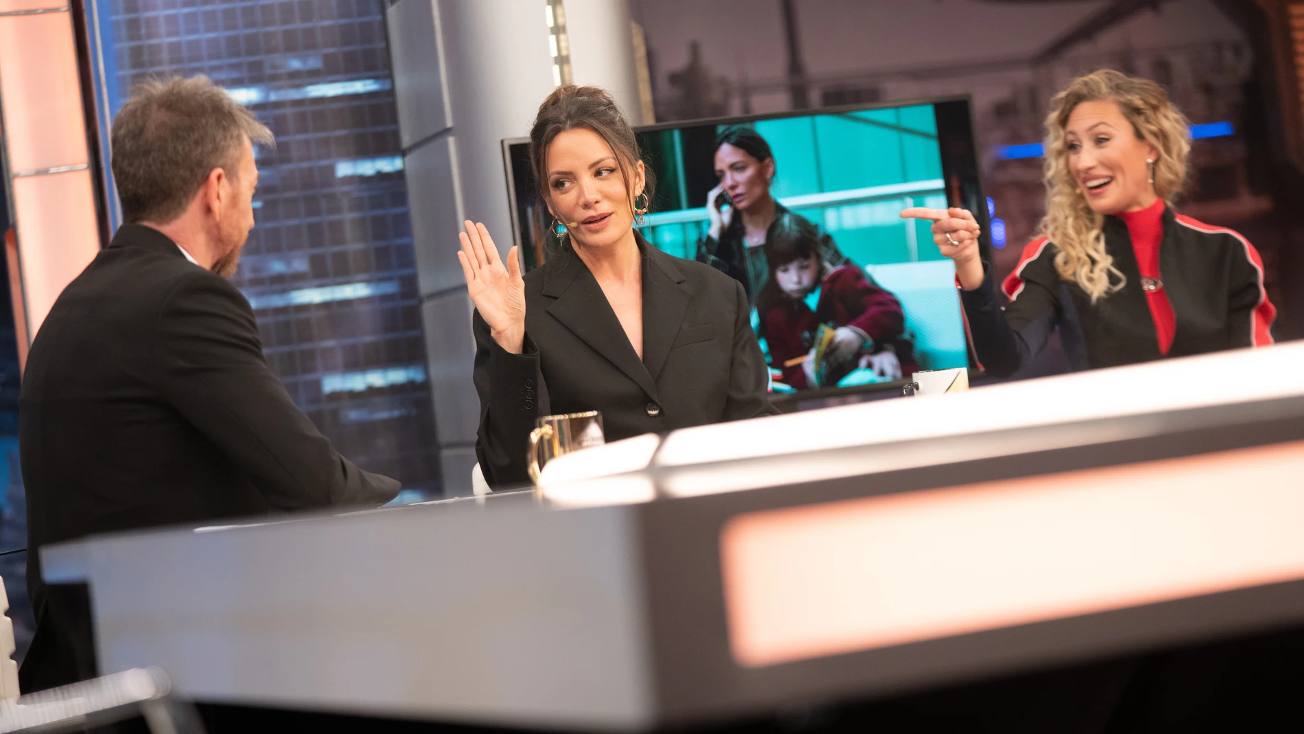 Las actrices María Hervás y Teresa Riott visitaron anoche 'El Hormiguero'