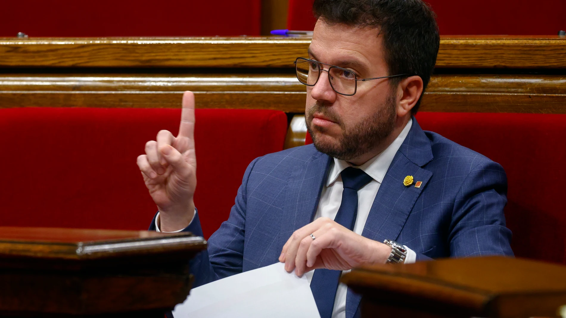 Aragonès suplica que los Presupuestos no dependan de un casino
