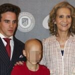La infanta Elena, en un acto solidario junto a Gonzalo Caballero 