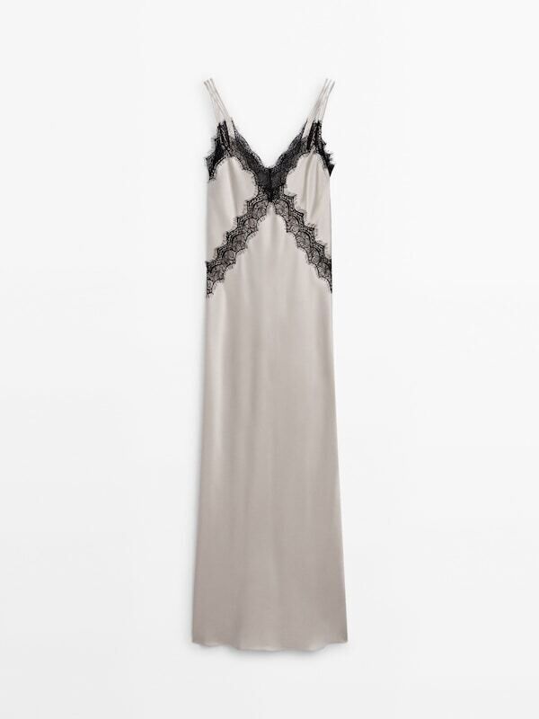 Vestido lencero.