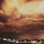 Aurora creada por la explosión de Starfish Prime, vista desde Honolulu.