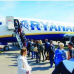 Fotografía de archivpo de un avión de Ryanair
