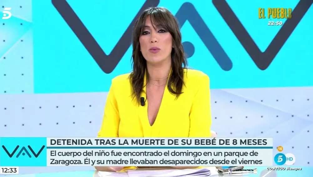 Patricia Pardo regresa a "Vamos a ver" dos meses después de convertirse en madre junto a Christian Gálvez