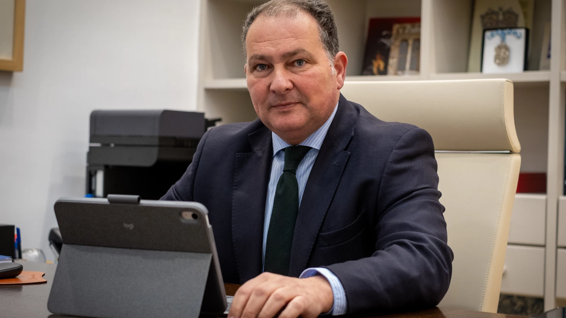 El presidente de la Diputación de Huelva, David Toscano