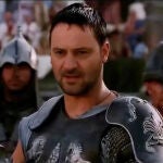 José Luis Ábalos como un gladiador de la película ''Gladiator''